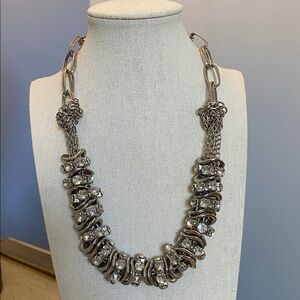 Simon Chang Chunky
Silver Necklace with Sparkle Details